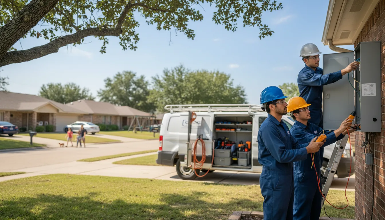 Certified electrician providing emergency electrical services in Corinth, MS